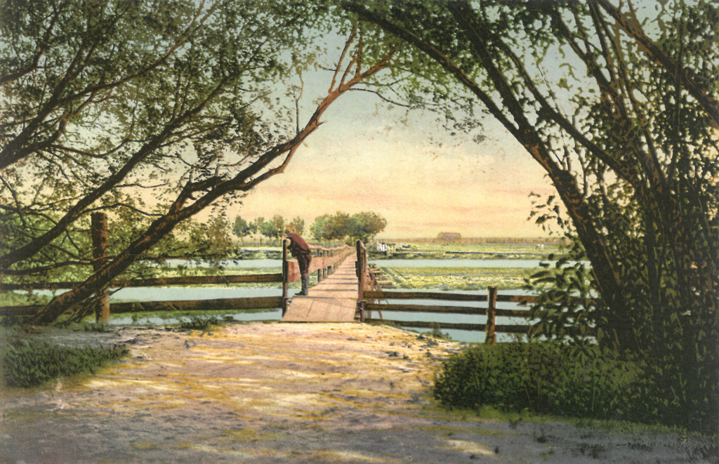 Открытка. Мост на р. Тышма. 1914г.jpg